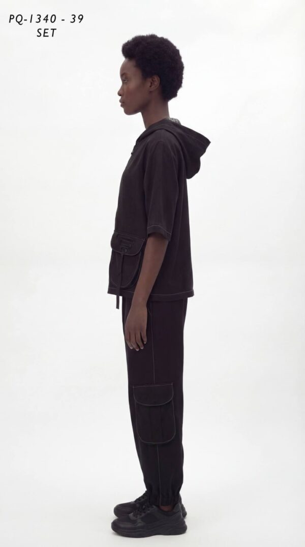 Women's Urban Zip Hoodie and Cargo Pants Set