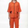 Women's Urban Zip Hoodie and Cargo Pants Set