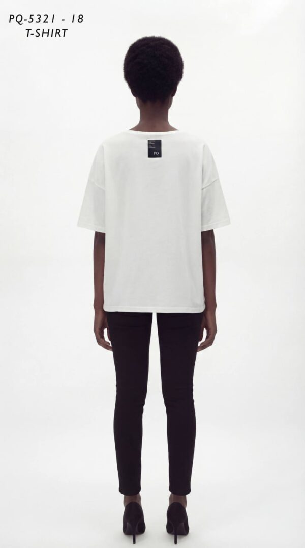 Premium Graphic Oversized T-Shirt with Mesh Detail