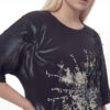 Premium Graphic Oversized T-Shirt with Mesh Detail