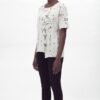 Women's Avant-Garde Distressed Graphic T-Shirt
