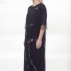 Contemporary Layered Mesh Avant-Garde Midi Dress