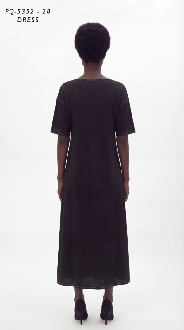 file_2426.jpg Women's Urban Contrast Stitch Chain Detail Dress