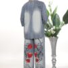 Wholesale Artistic Poppy Print Tunic and Pant Set