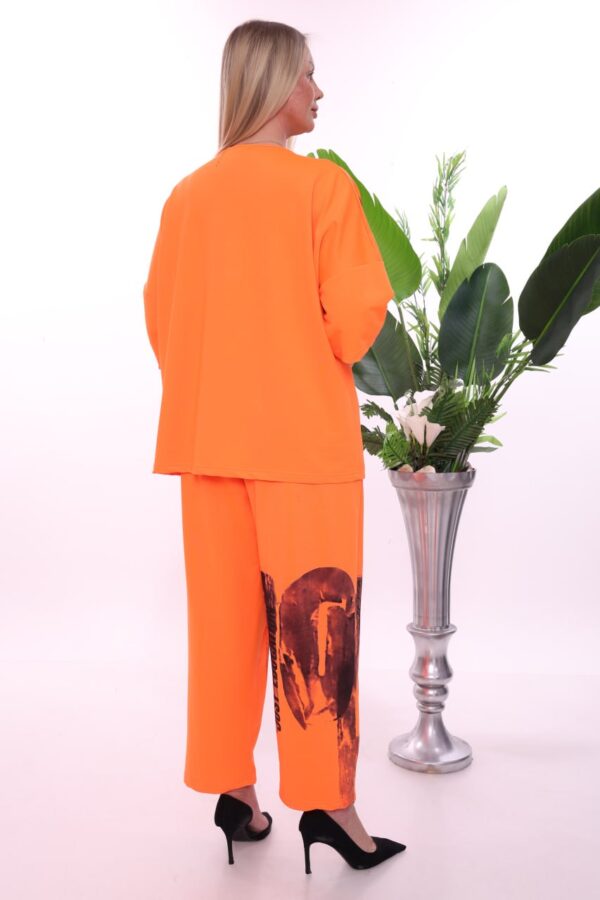 Urban Graphic Print Two-Piece Lounge Set