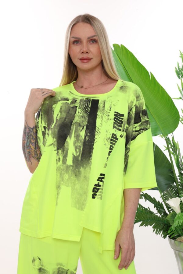 Urban Graphic Print Two-Piece Lounge Set