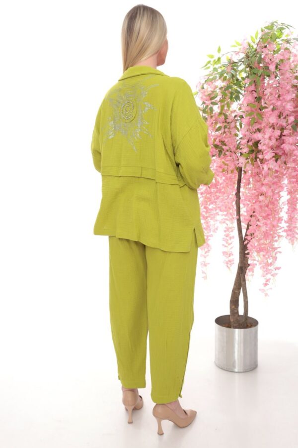 Artisanal Floral Embellished Co-ord Set