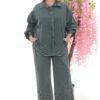 Embellished Cutwork Tunic and Pant Set