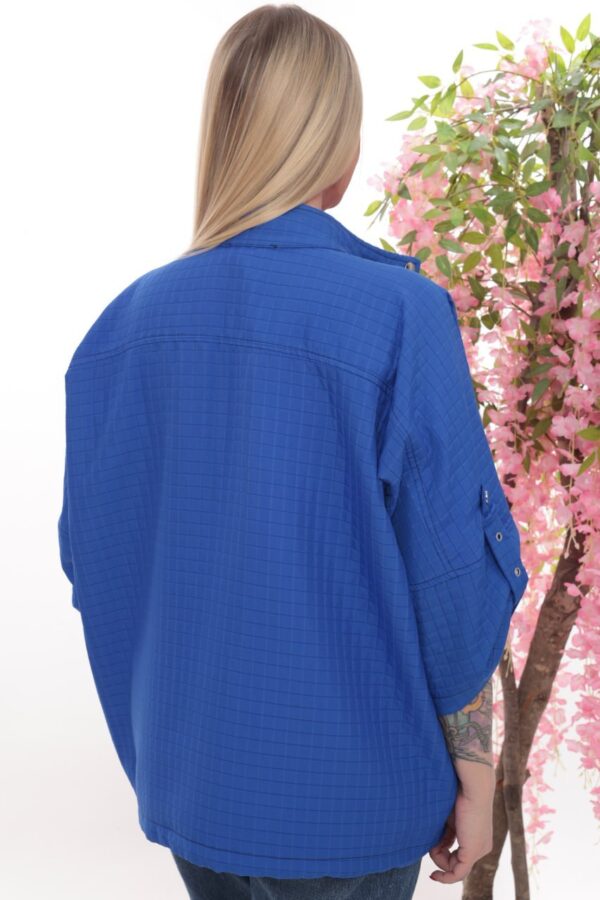 Quilted Utility Shacket with Buckle Detail