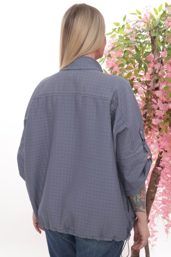 Quilted Utility Shacket with Buckle Detail