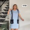 file_2894.jpg Women's Black Denim Accented Tunic Dress
