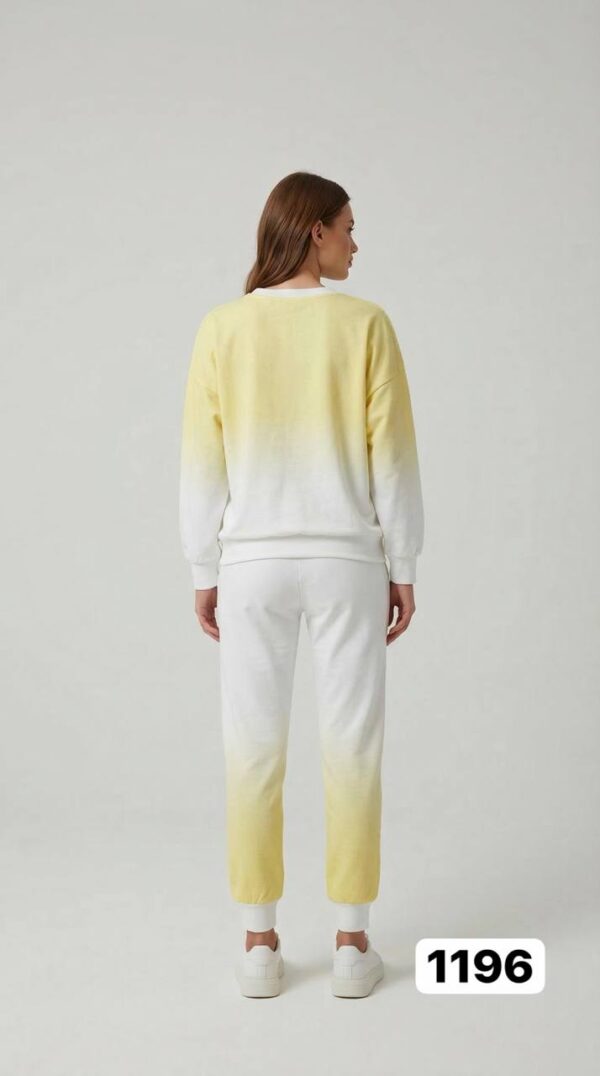 Ombre Rhinestone Embellished Tracksuit Set