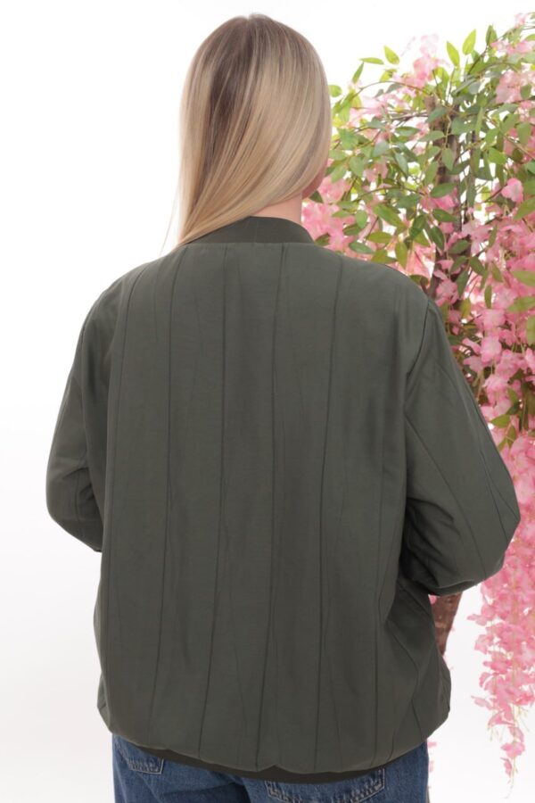 Wholesale Embellished Cutout Bomber Jacket