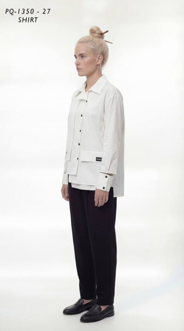 Asymmetrical Deconstructed Black Shirt