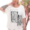 Asymmetric Leopard Graphic T-Shirt