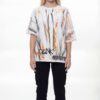 Punk Rock Distressed Graffiti T-Shirt