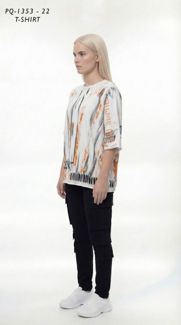 Punk Rock Distressed Graffiti T-Shirt