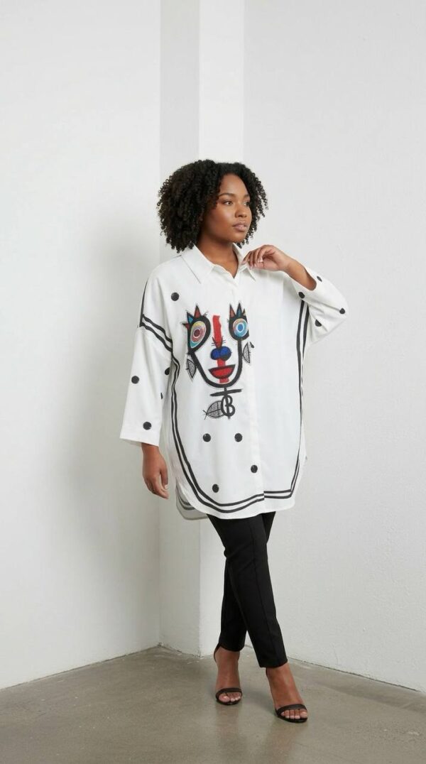 file_3290.jpg Wholesale Abstract Face Print Tunic Blouse