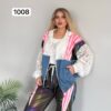 Women's Designer 3-Piece Metallic Jogger and Jacket Set