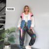 Women's Designer 3-Piece Metallic Jogger and Jacket Set