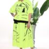 Wholesale Neon Graffiti Print Hoodie & Skirt Set Wholesale Neon Graffiti Print Hoodie & Skirt Set