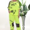 Urban Graphic Print Mesh Co-ord Set