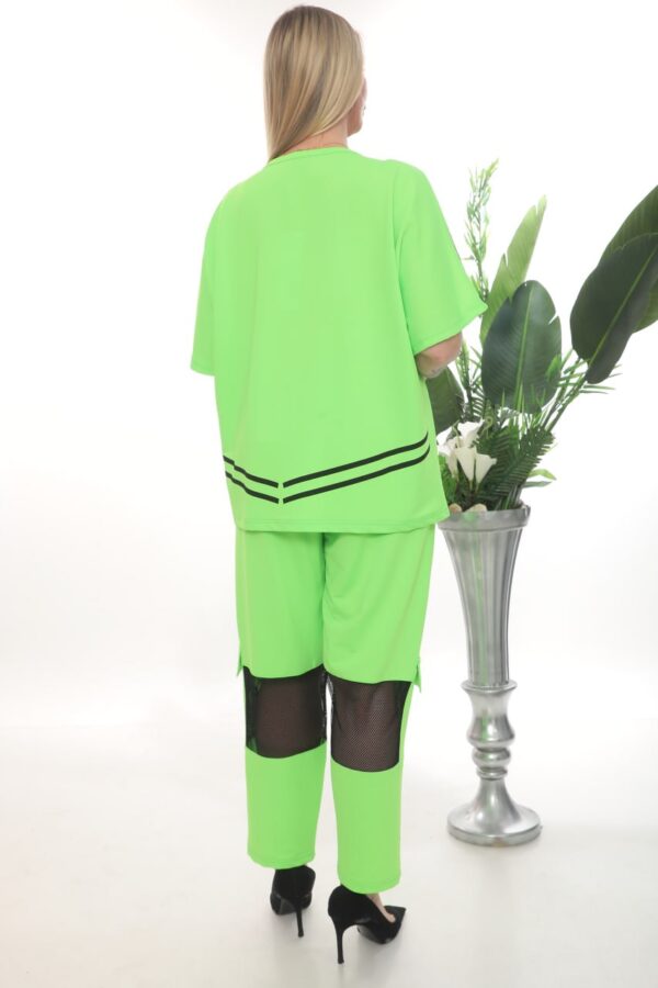 Urban Graphic Print Mesh Co-ord Set