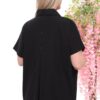 Wholesale Script Graphic Asymmetrical Blouse