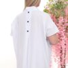 Wholesale Script Graphic Asymmetrical Blouse