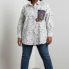 file_3506.jpg Script Print Tunic with Embroidered Denim Pocket
