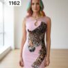 Wholesale Leopard Graphic Keyhole Sheath Dress