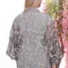 Wholesale Sheer Floral Zip-Up Jacket