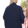 Quilted High-Collar Button-Front Jacket