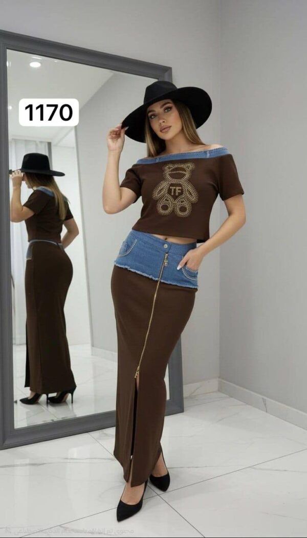 Pearl-Accented Monogram Denim Jacket