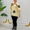 Wholesale Sequin Appliqué Striped Tunic Shirt