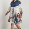 London Print Denim Contrast Shirt Dress London Print Denim Contrast Shirt Dress