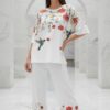 Floral Poppy Print Tunic and Trouser Set
