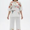 Floral Poppy Print Tunic and Trouser Set