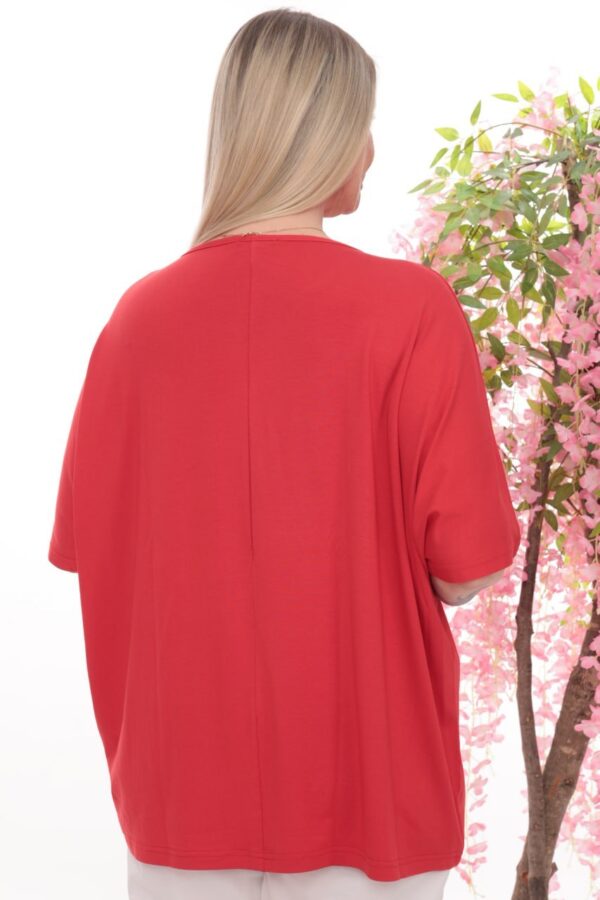 Wholesale Gold Foil Marble Print Dolman Top