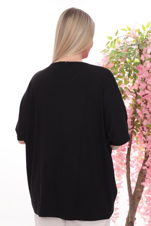 Wholesale Gold Foil Marble Print Dolman Top