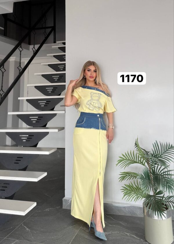 Pearl-Accented Monogram Denim Jacket