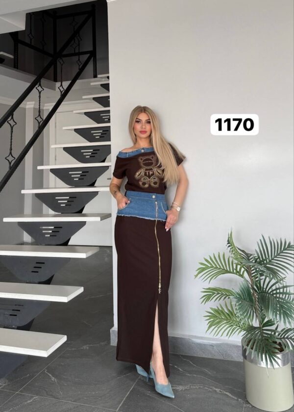 Pearl-Accented Monogram Denim Jacket