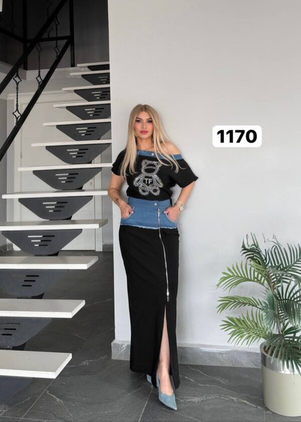 Pearl-Accented Monogram Denim Jacket