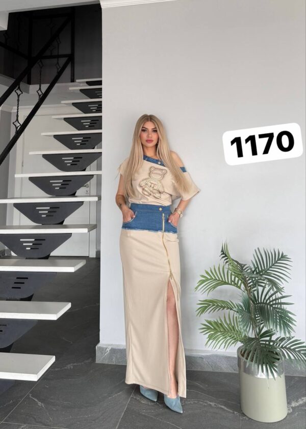 Pearl-Accented Monogram Denim Jacket