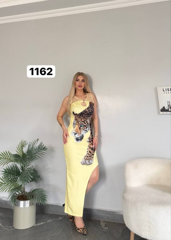 Wholesale Leopard Graphic Keyhole Sheath Dress