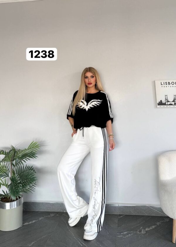 Pearl-Accented Monogram Denim Jacket