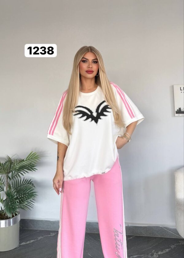 Pearl-Accented Monogram Denim Jacket