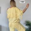 Embellished Fringe Detail Loungewear Set