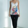 Wholesale Bohemian Leopard Print Sateen Camisole
