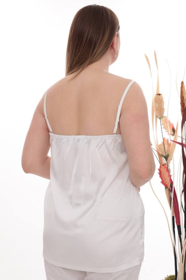 Lace-Trimmed Graphic Print Camisole